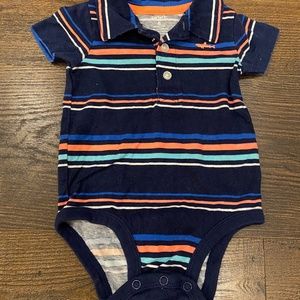 Carters striped infant onesie